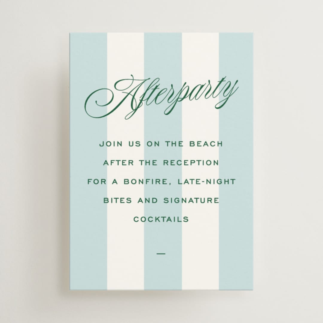 "Island Palm" - Mini Enclosure Cards in Low Tide by Susan Zinader - Front