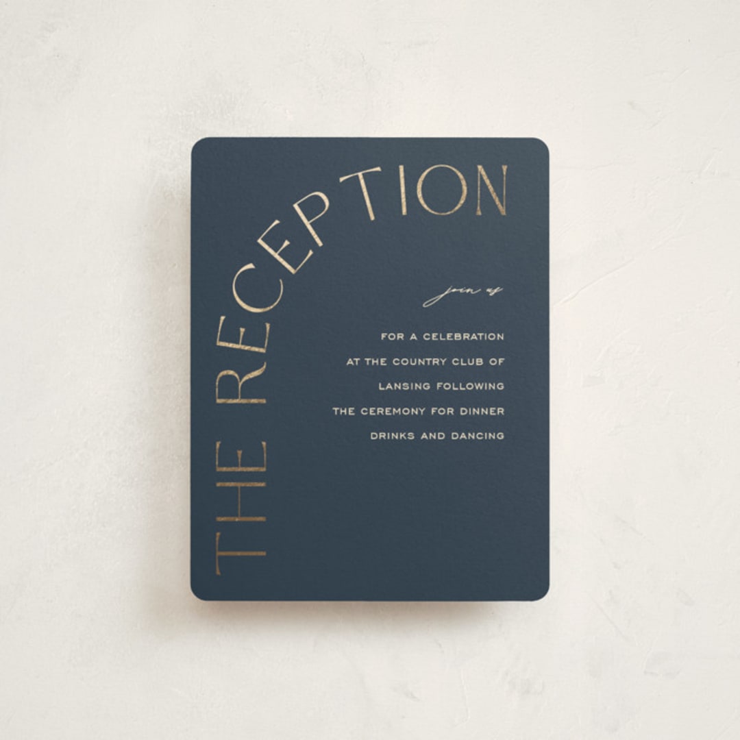 "The Bar Mitzvah" - Mitzvah Reception Cards in Ocean by Pixel and Hank - Front