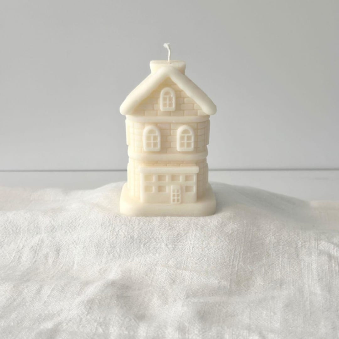 "White House Candle" - Candles and Holders in white by Over By The Moon