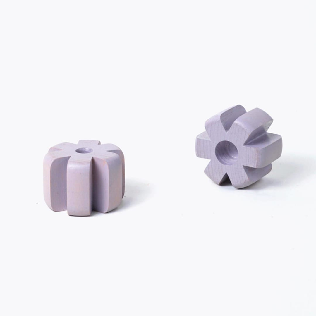 Asterisk Candleholders Lilac