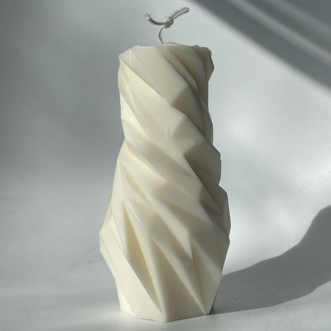 "The Crystal Candle" - Candles and Holders in natural by Powered By People