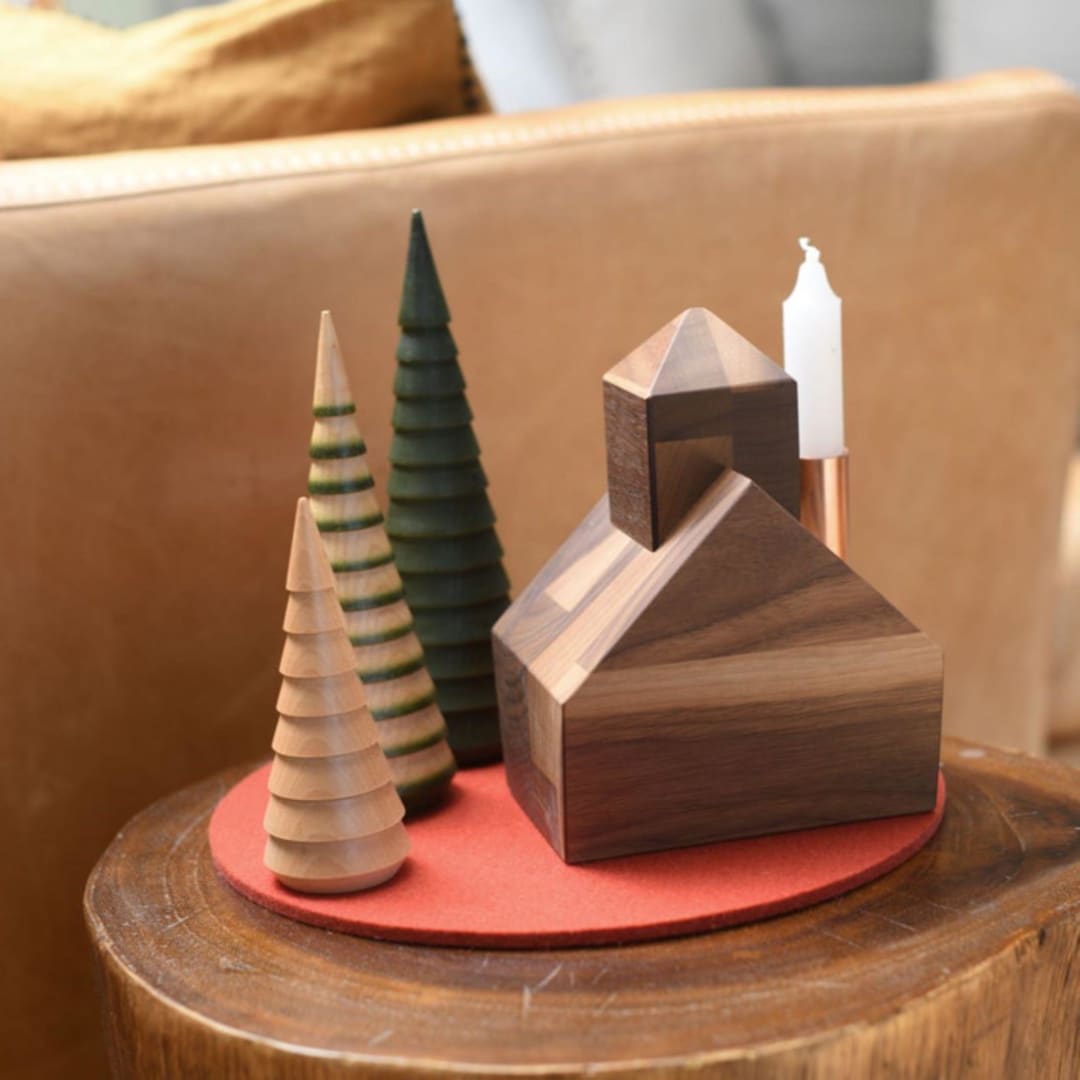 Retro Chapel Candle Holder