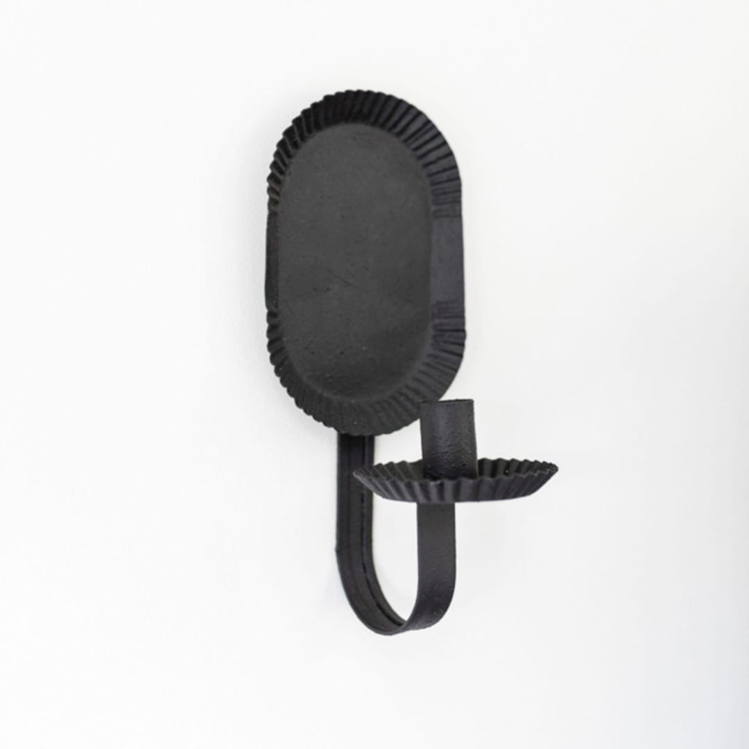 "The Petite Wall Sconce" - Candles and Holders in black by Millstream Home