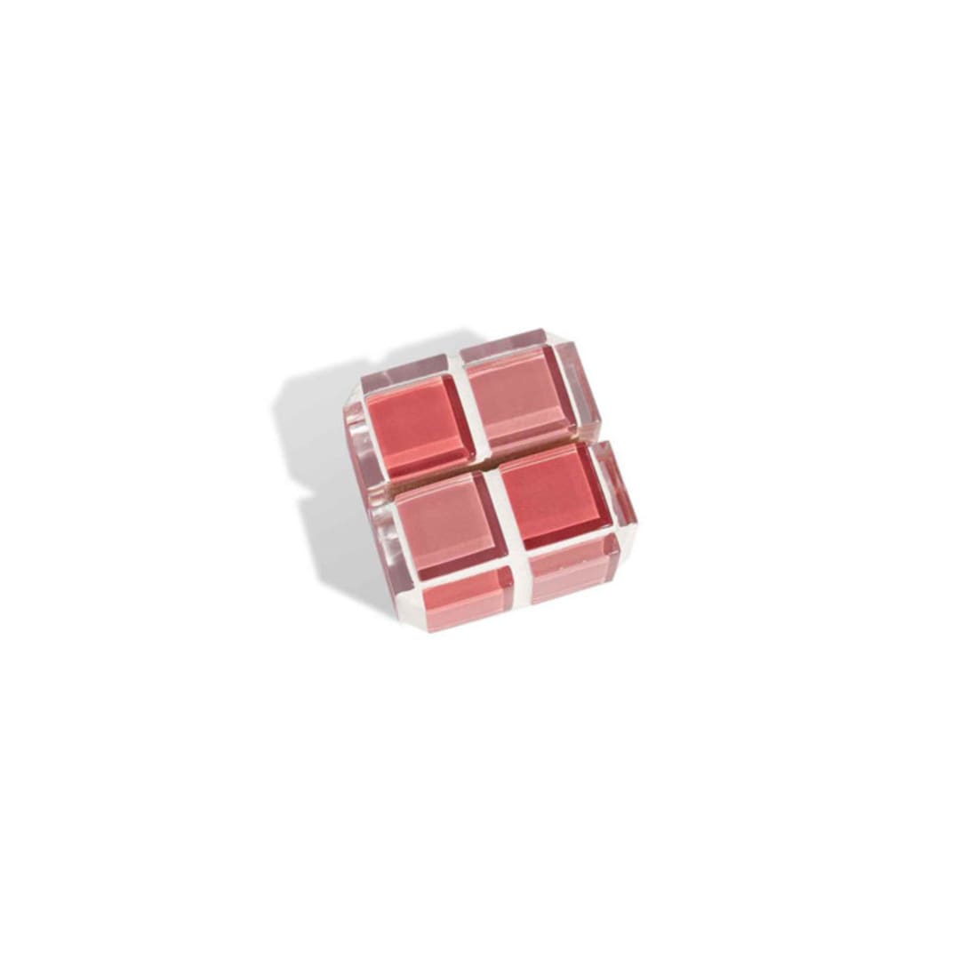 "Tile Picture Stand in Cotton Candy" - Decorative Object in pink by Subtle Art Studios
