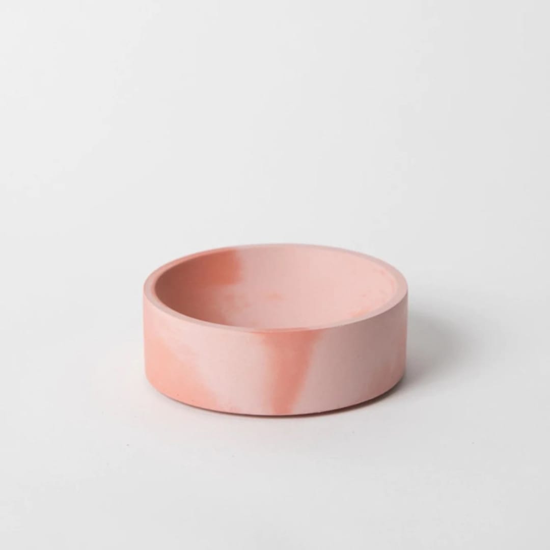 "4" Catch-All: Pink & Coral" - Decorative Object in pink by Pretti.Cool