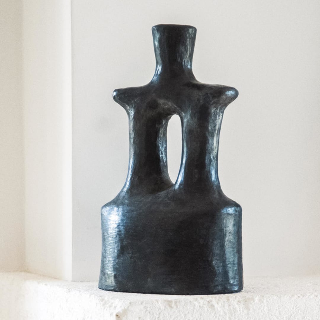 "TANIT BLACK" - Decorative Object in black by Jana Mistrik