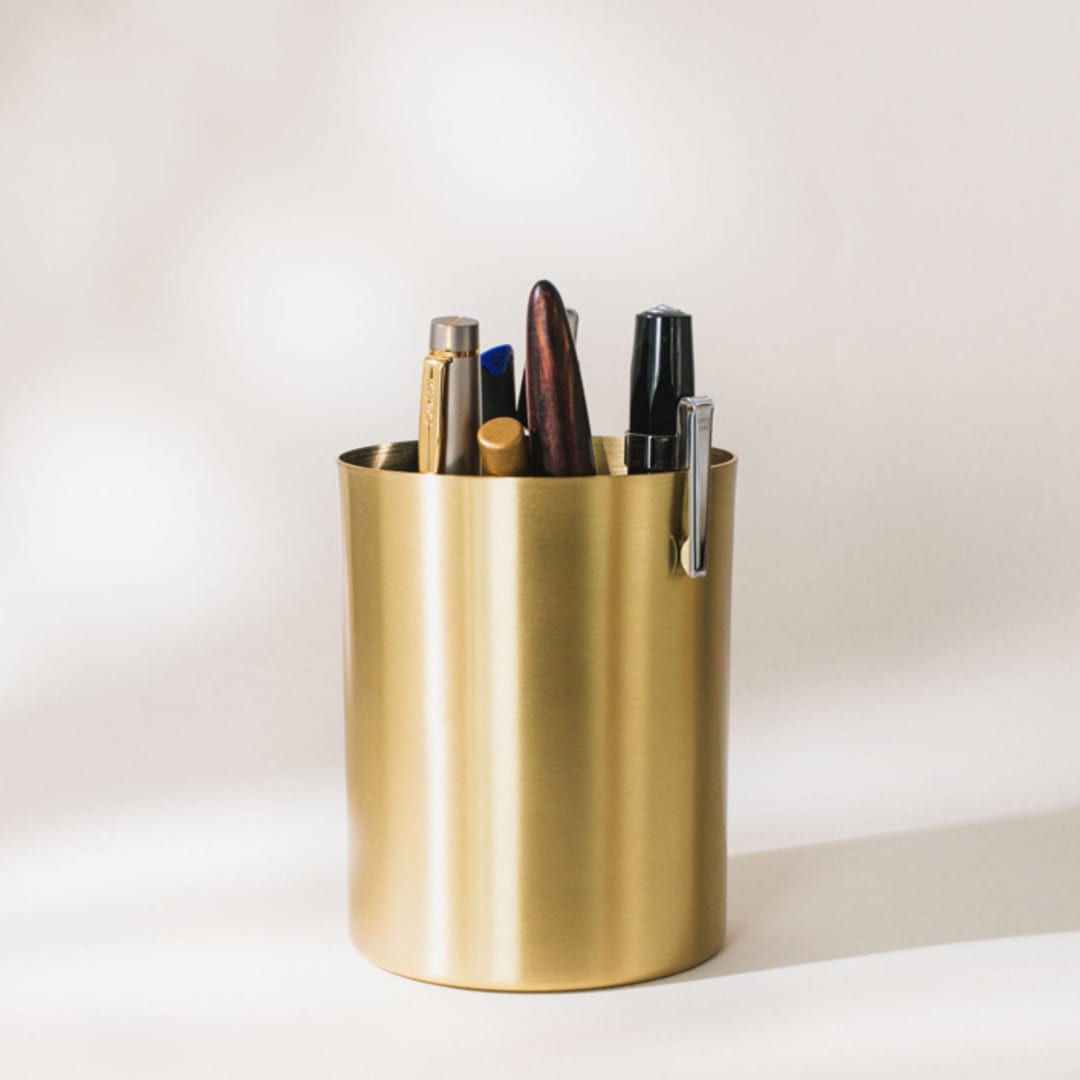 "Brass Pen Case" - Decorative Object in brass by Roarcraft