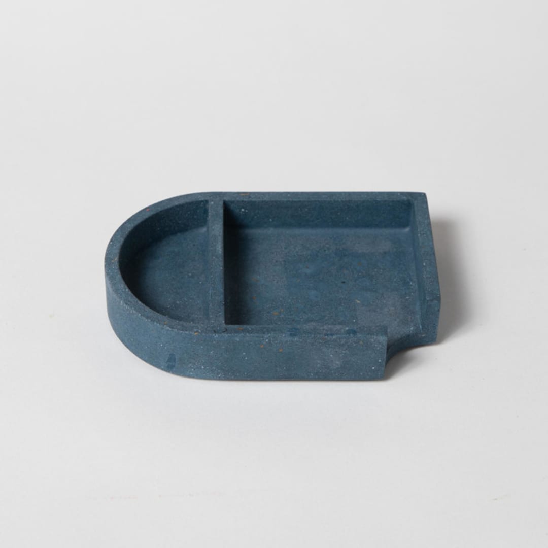 "Cobalt Terrazzo Sticki Note Holder" - Decorative Object in blue by Pretti.Cool