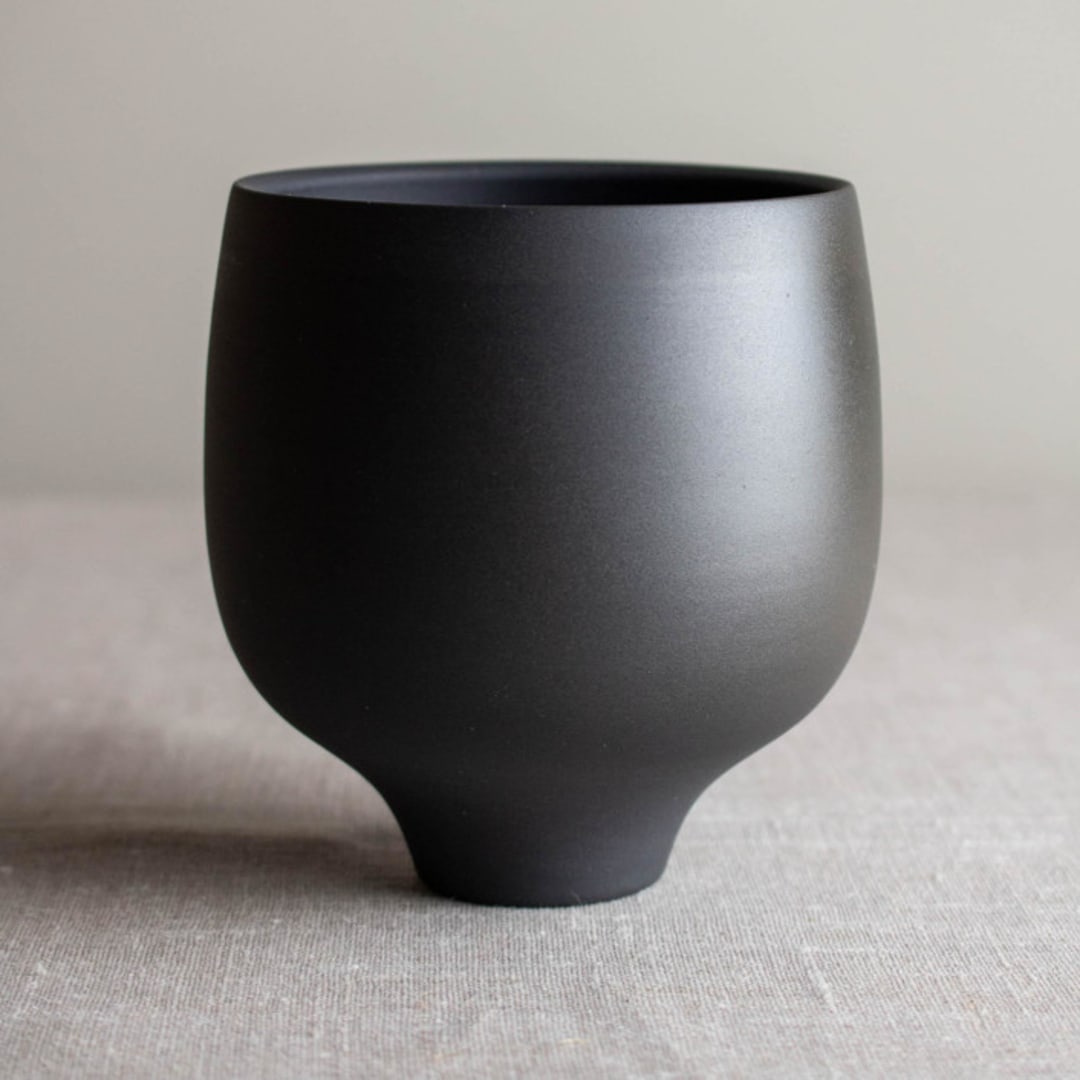 Black Porcelain Vessel