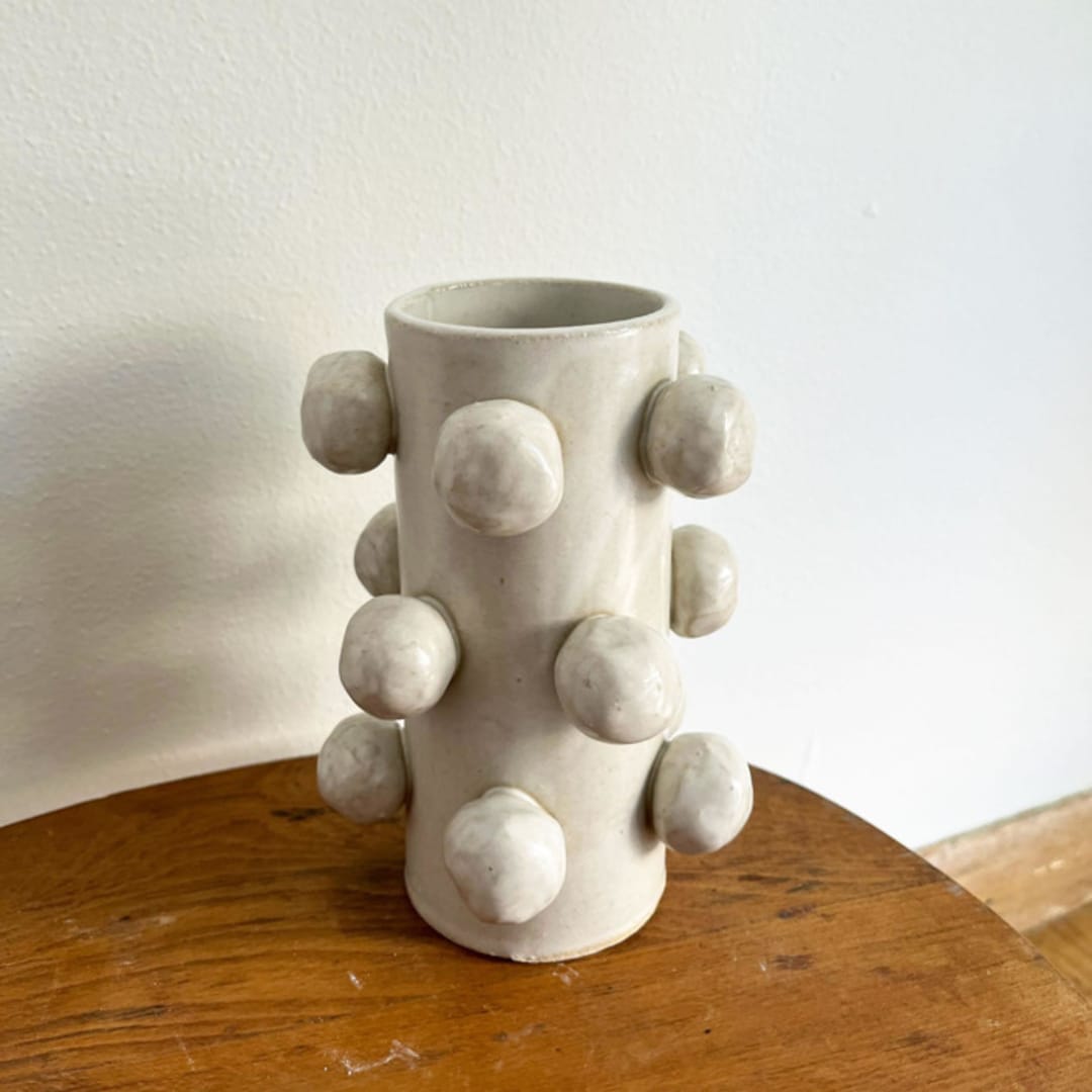 White Bobble Vase