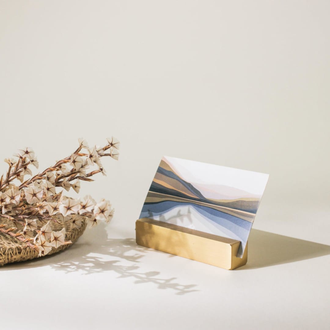"Brass Business Card Holder" - Decorative Object in brass by Roarcraft