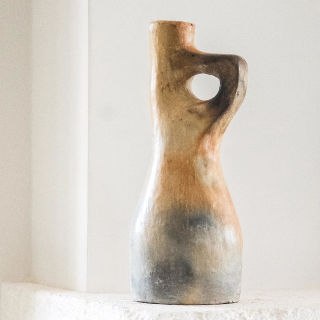 "NORA NATURAL" - Decorative Object in beige by Jana Mistrik