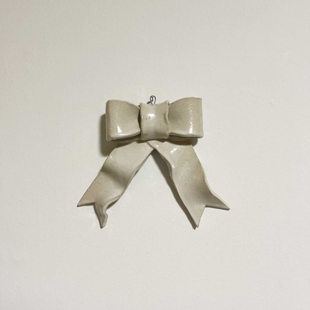 Ceramic Ribbon Bow - Small