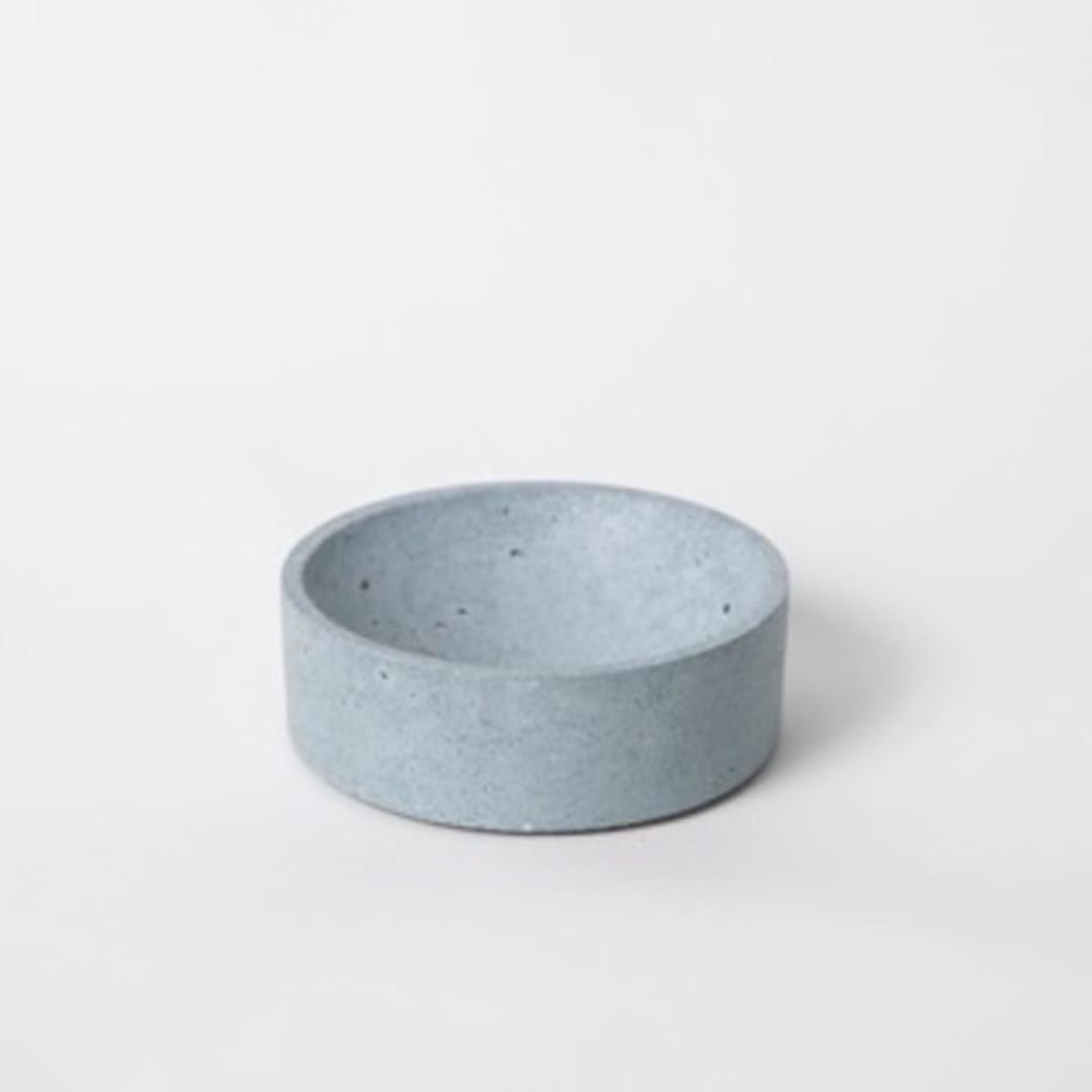 "4" Catch-All: Light Blue Terrazzo" - Decorative Object in blue by Pretti.Cool