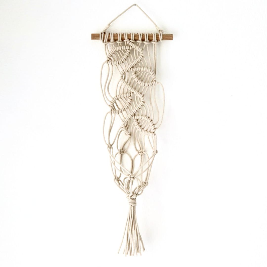 "Macrame Plant Hanger - Vines" - Decorative Object in natural by Bharti Trivedi