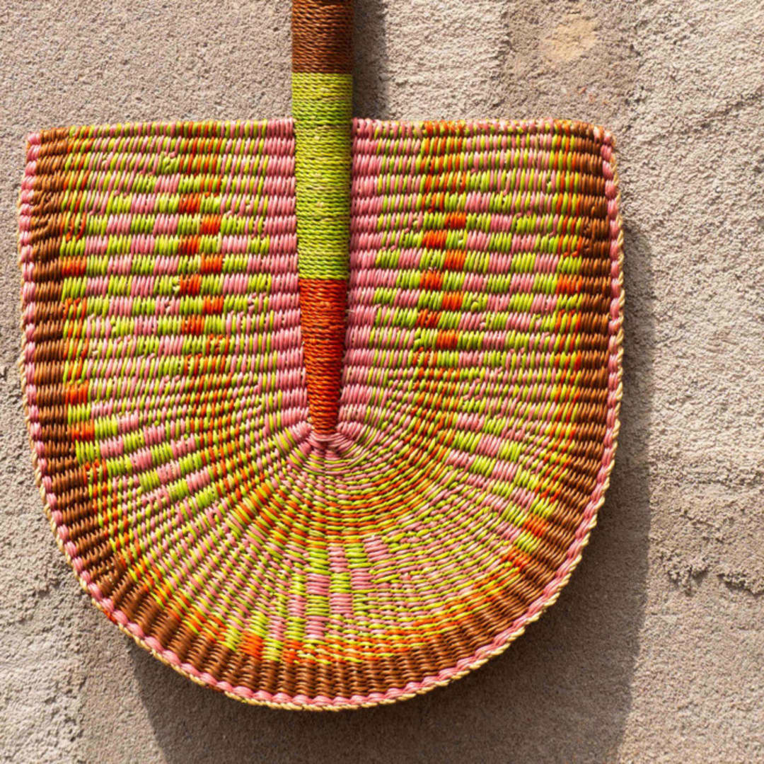 "Rainbow Fan 3" - Decorative Object in multicolor by AKETEKETE