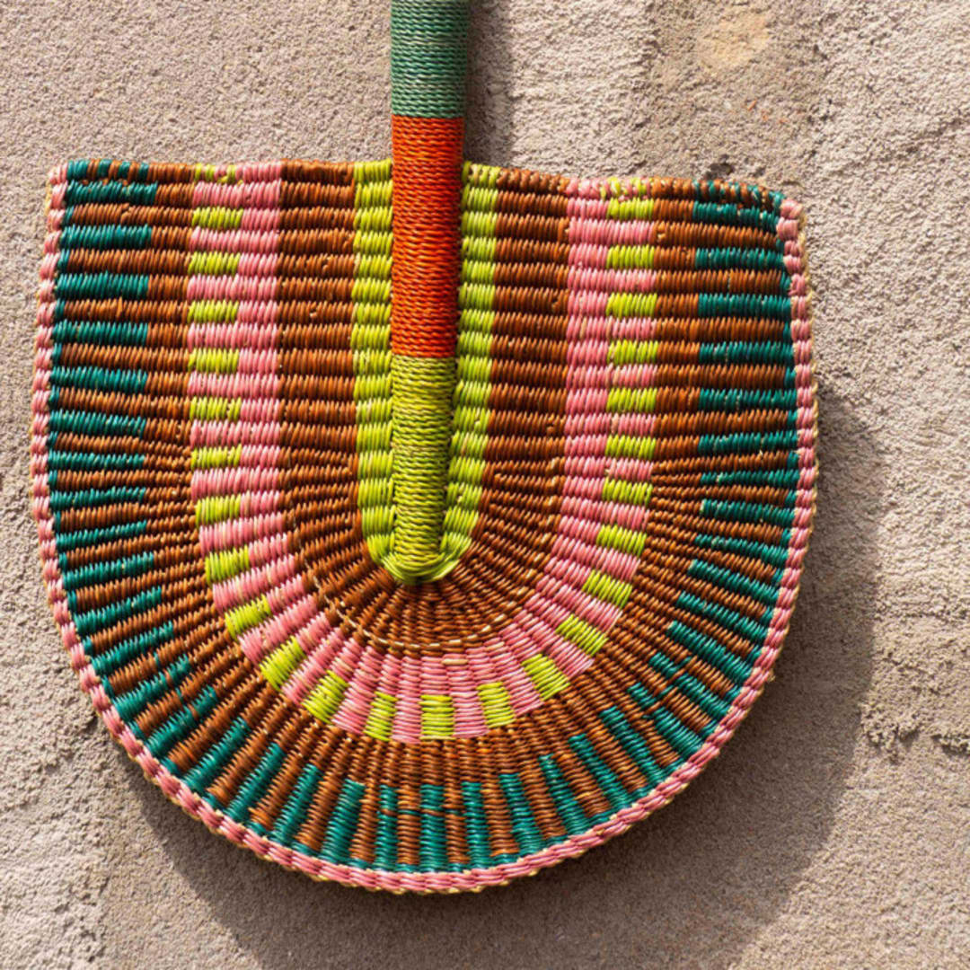 "Rainbow Fan 2" - Decorative Object in multicolor by AKETEKETE