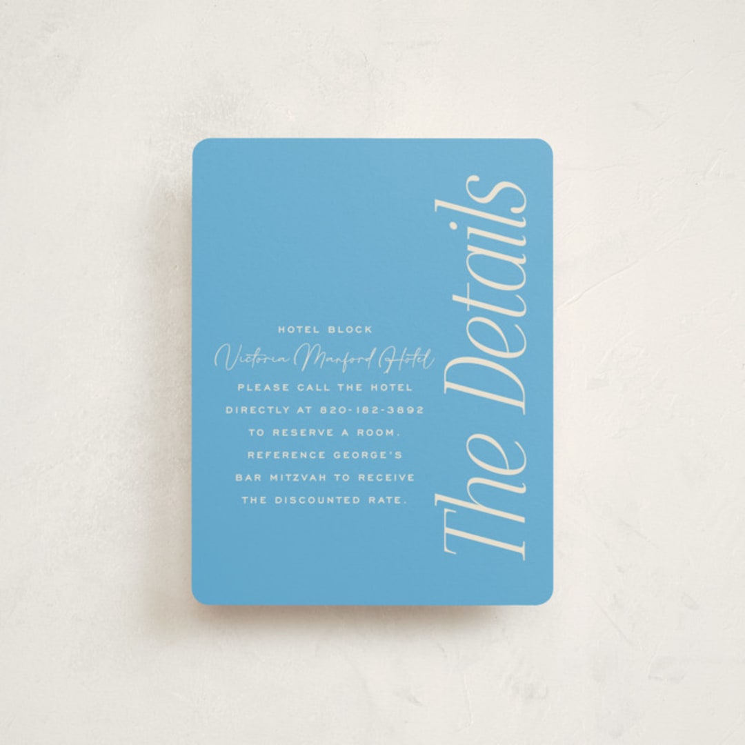"Solo" - Mitzvah Direction Cards in Star by Pati Cascino - Front