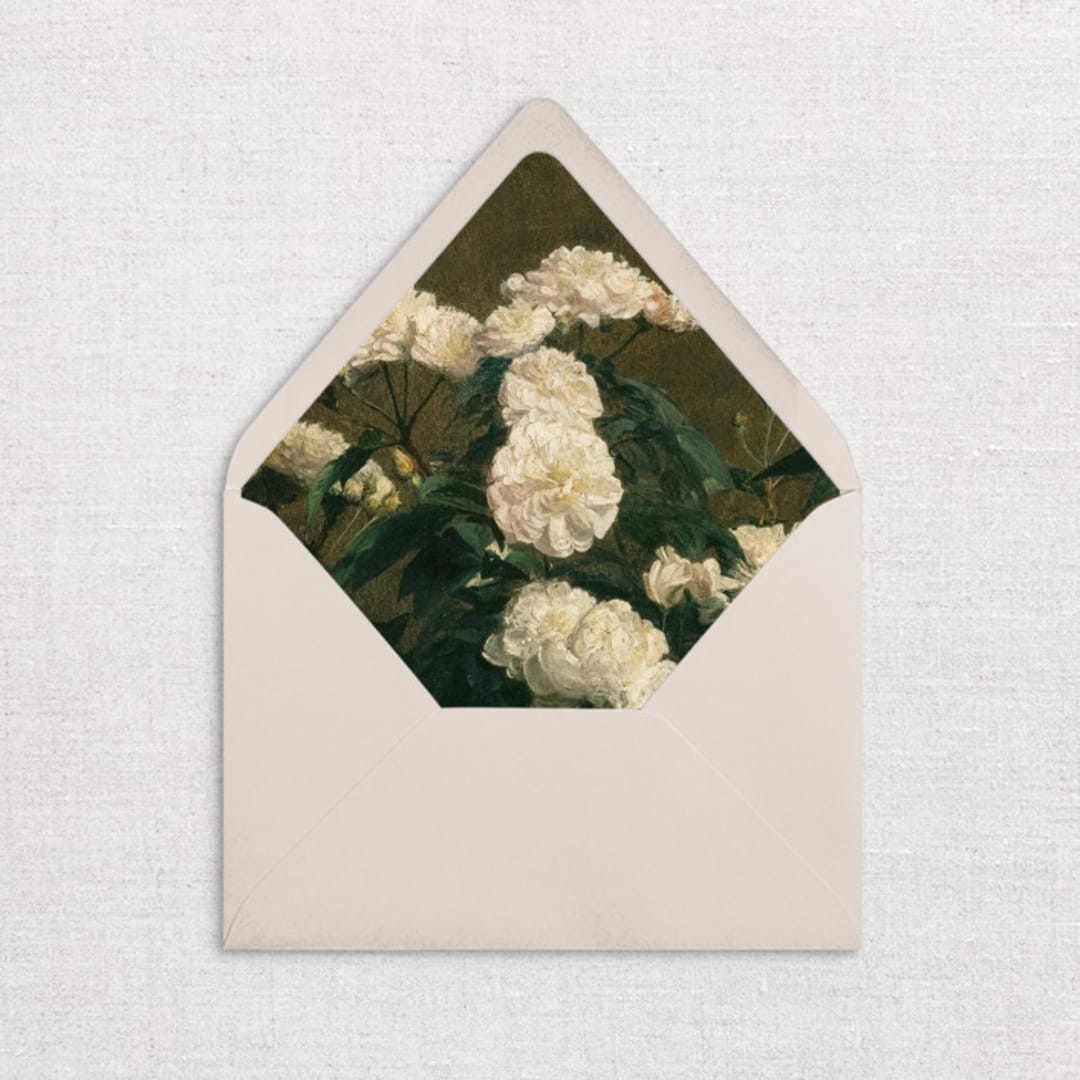 "Still-life Floral Envelope Liners, Pack of 25" - Envelope Liners in multicolorassorted-colors by Studio Lavender