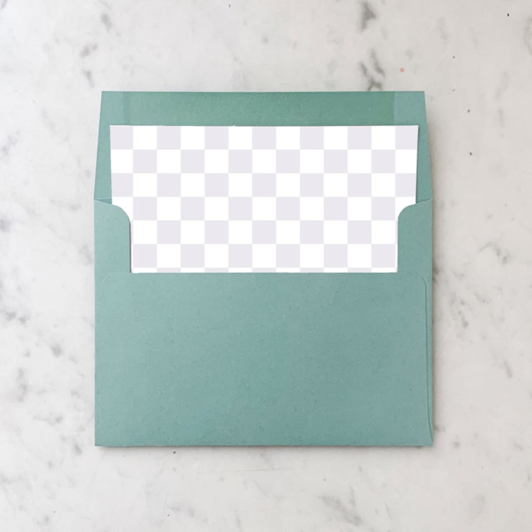 "A7 Envelope Liners Lavender Checkerboard Square Flap (set of 10)" - Envelope Liners in purple by Design by Laney
