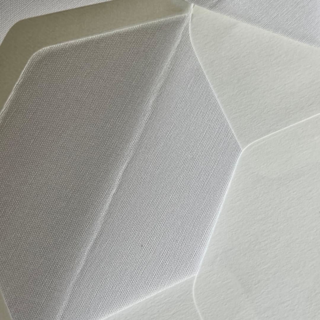 "White Linen Envelope Liners A9 With Envelopes | Set of 50" - Envelope Liners in white by Christopher Neubauer