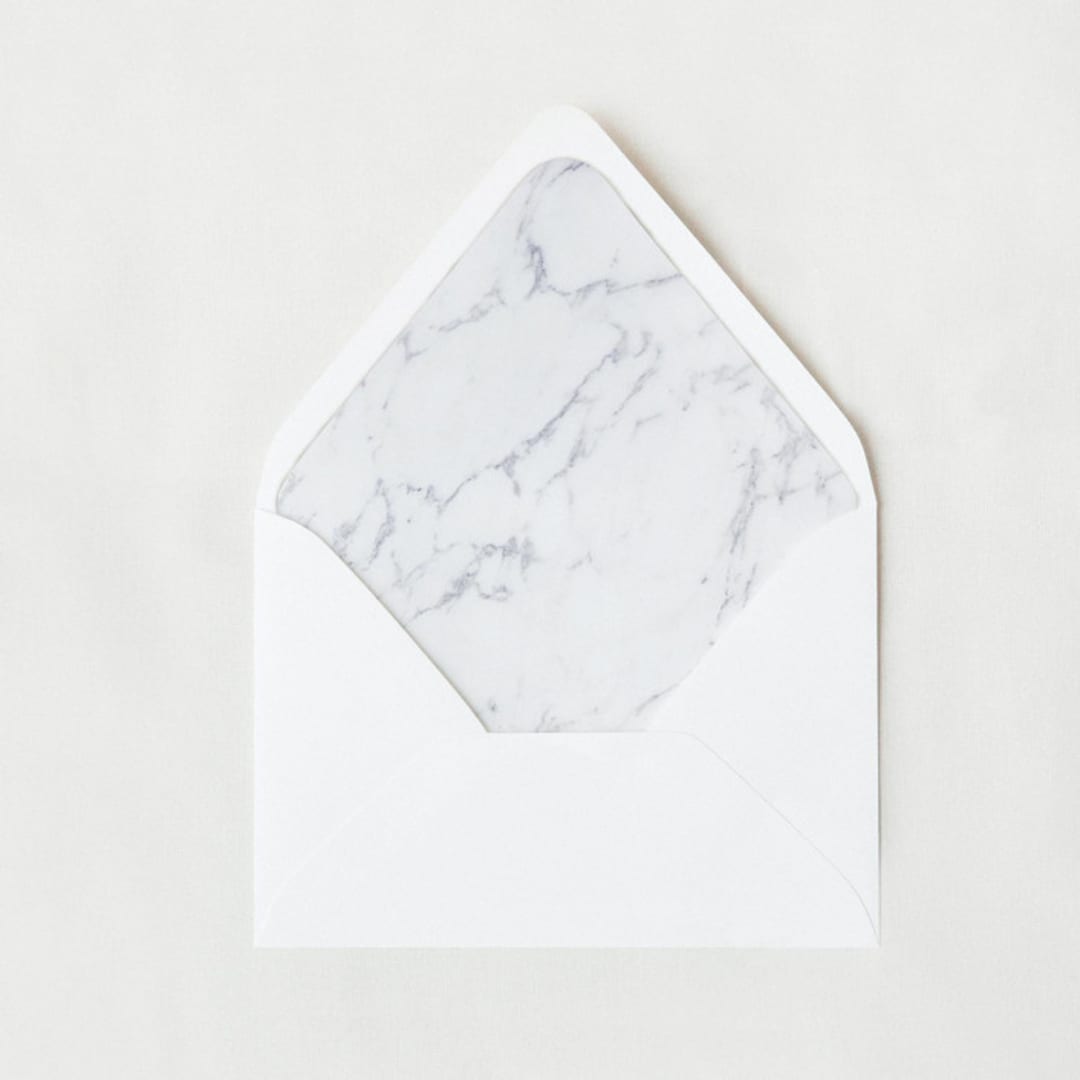 Marble Liner | Set of 25 Euro Envelope Liners