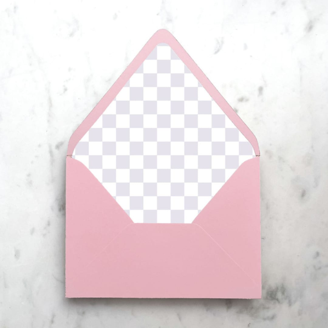 "A7 Envelope Liners Lavender Checkerboard (set of 10)" - Envelope Liners in purple by Design by Laney