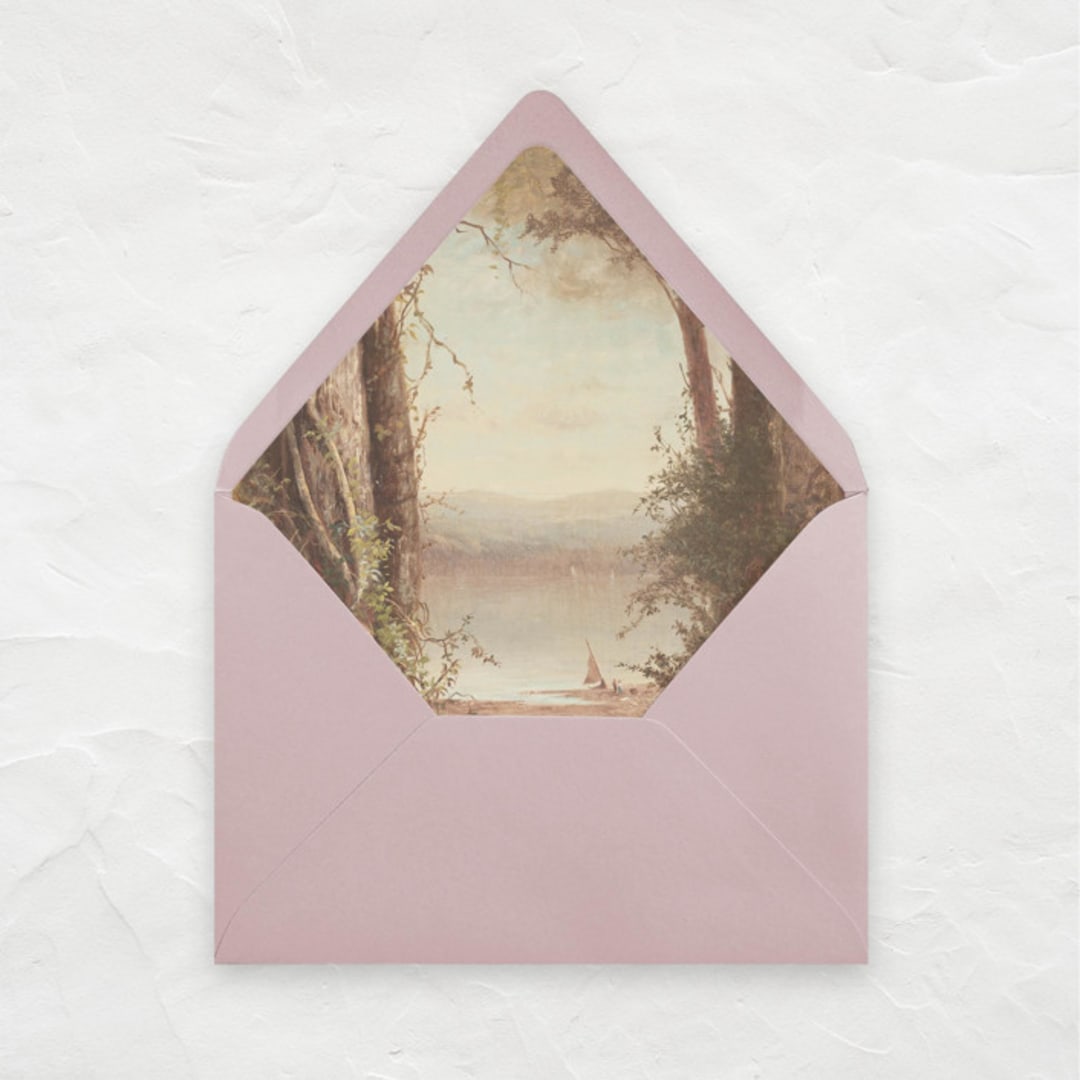 "A7 Fine Art Envelope Liners // River Run (Set of 25)" - Envelope Liners in multicolorassorted-colors by Clover and Lamb