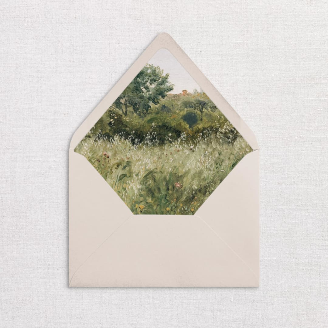"Wildflower Field Envelope Liners, Pack of 25" - Envelope Liners in multicolorassorted-colors by Studio Lavender