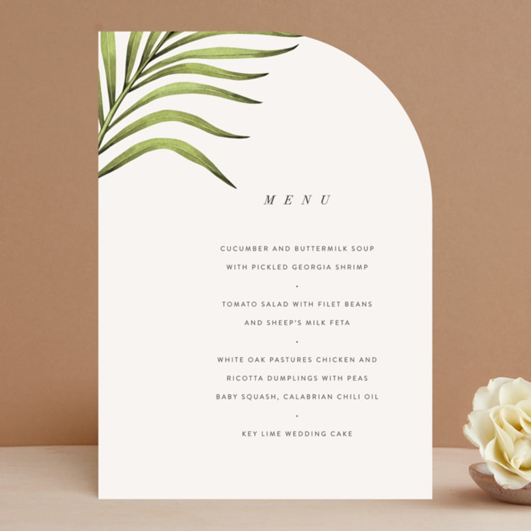 "palmetto" - Menus in Palmetto by kelli hall - Front