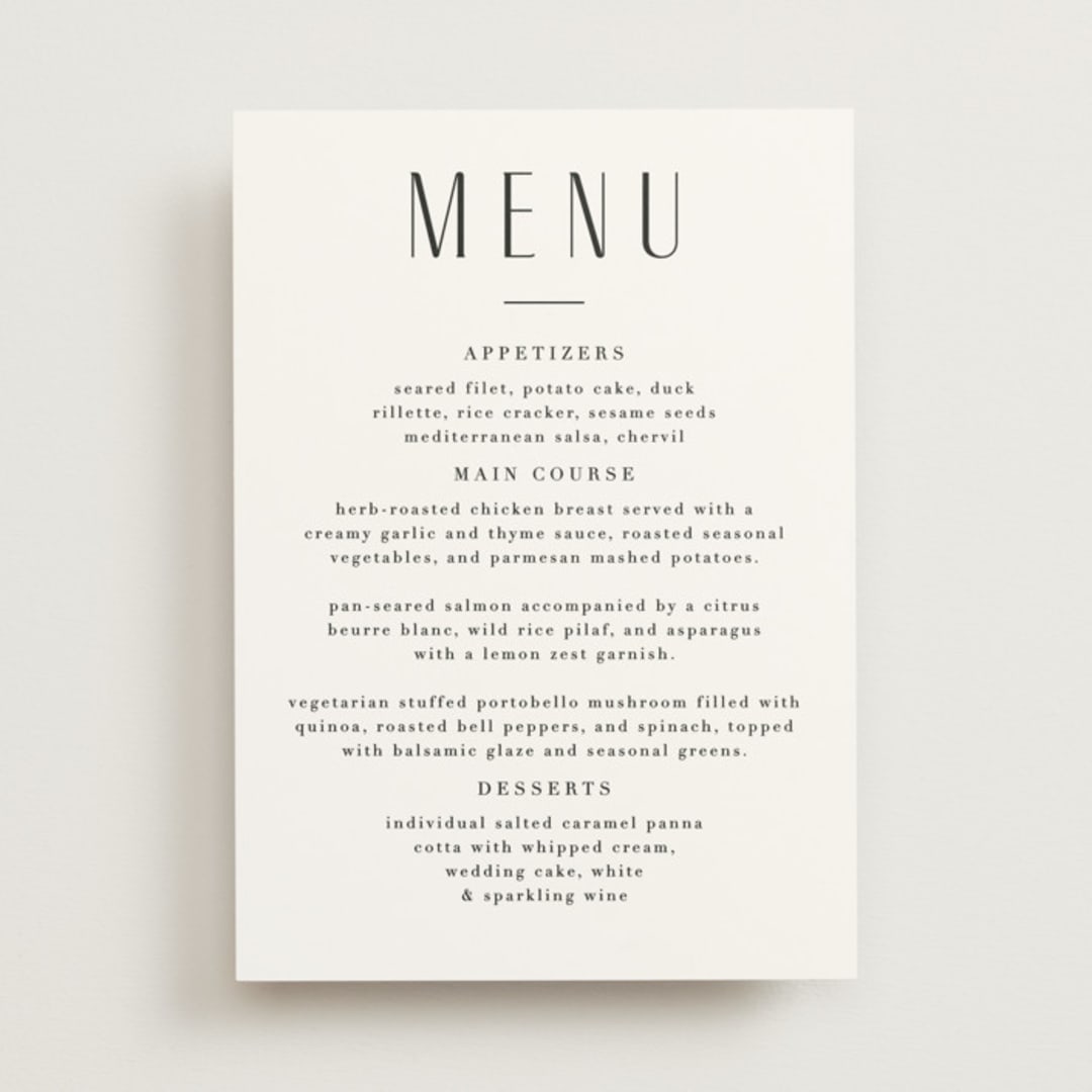 "photo" - Menus in Snow by Lori Wemple - Front