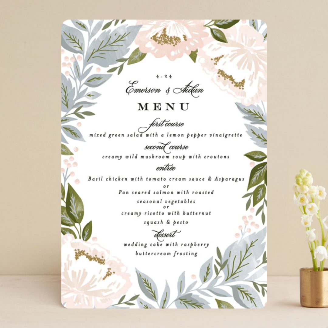 Peony Floral Frame
