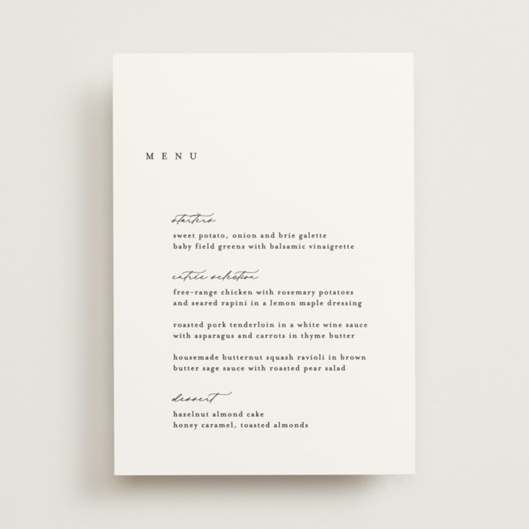 "SoHo" - Menus in Silk by Kelly Schmidt - Front