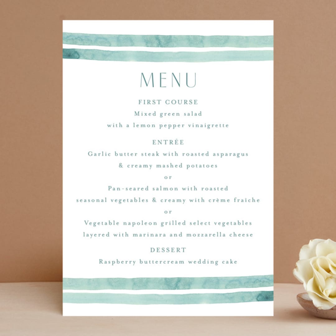 "Tidal Stripe" - Menus in Sky by Katharine Watson - Front