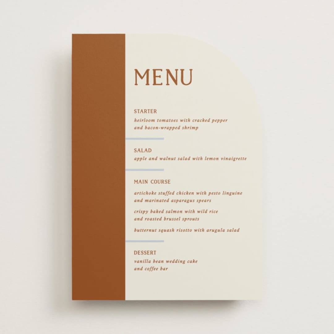 "Stripes" - Menus in Wave by Kelly Watkins - Front
