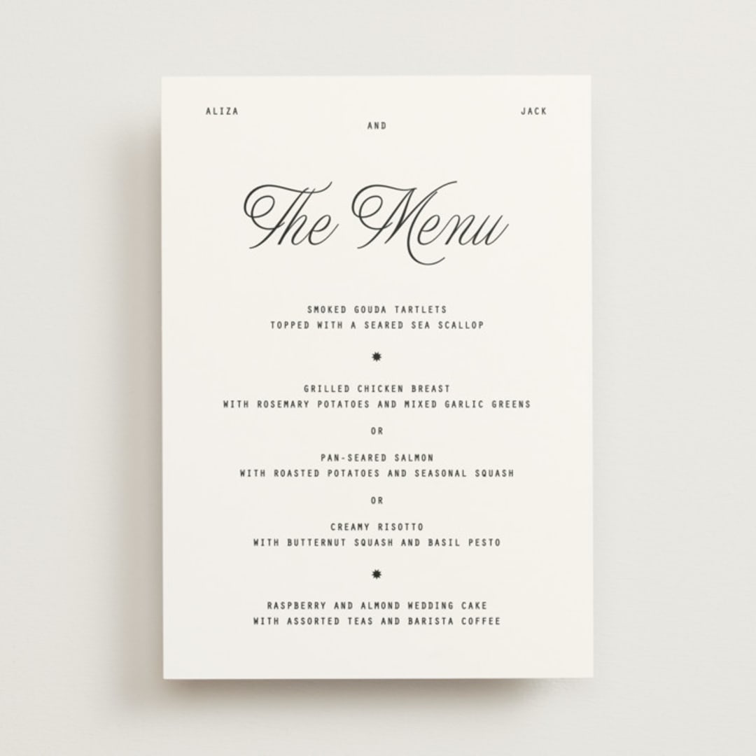 "Cheers" - Menus in Sky by Blustery August - Front