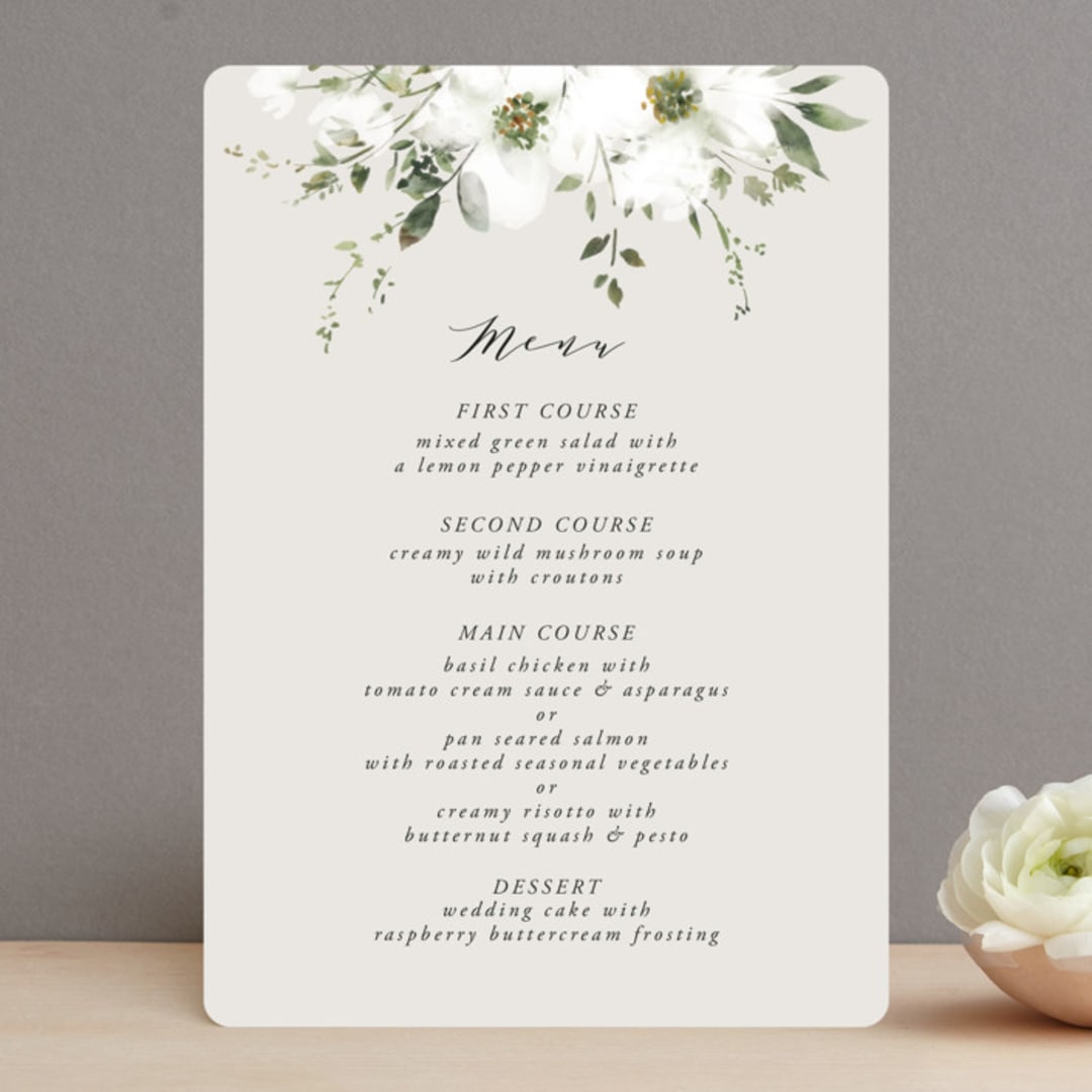 "Verde" - Menus in Meadow by Petra Kern - Front