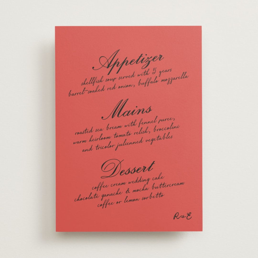 "taralucci" - Menus in Flame by chocomocacino - Front