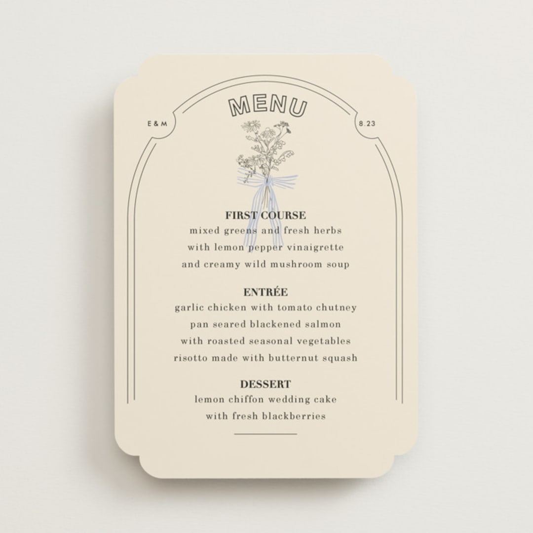 "Sealed" - Menus in Daisy by Baumbirdy - Front