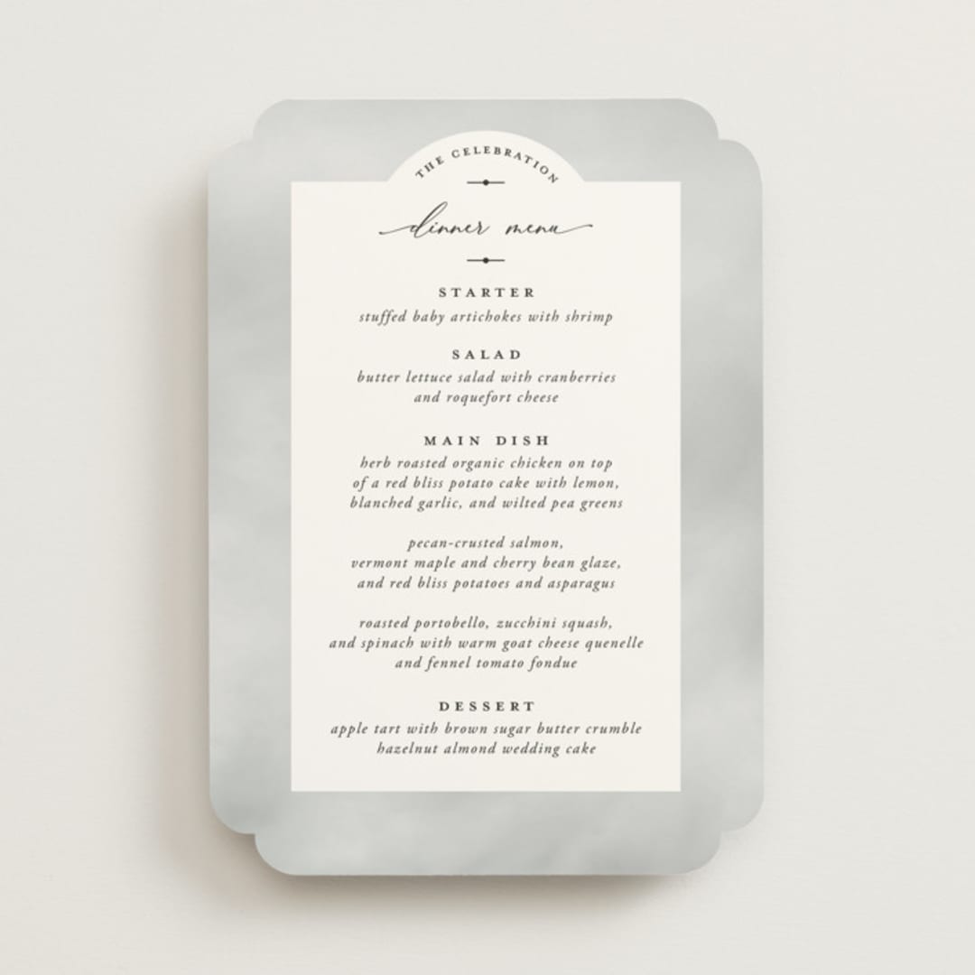 "Panoramic" - Menus in Cloud by Heather Schertzer - Front