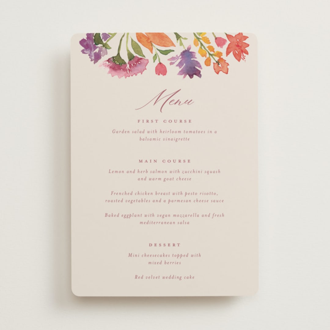 "Crest Fall" - Menus in Autumn by Pink House Press - Front