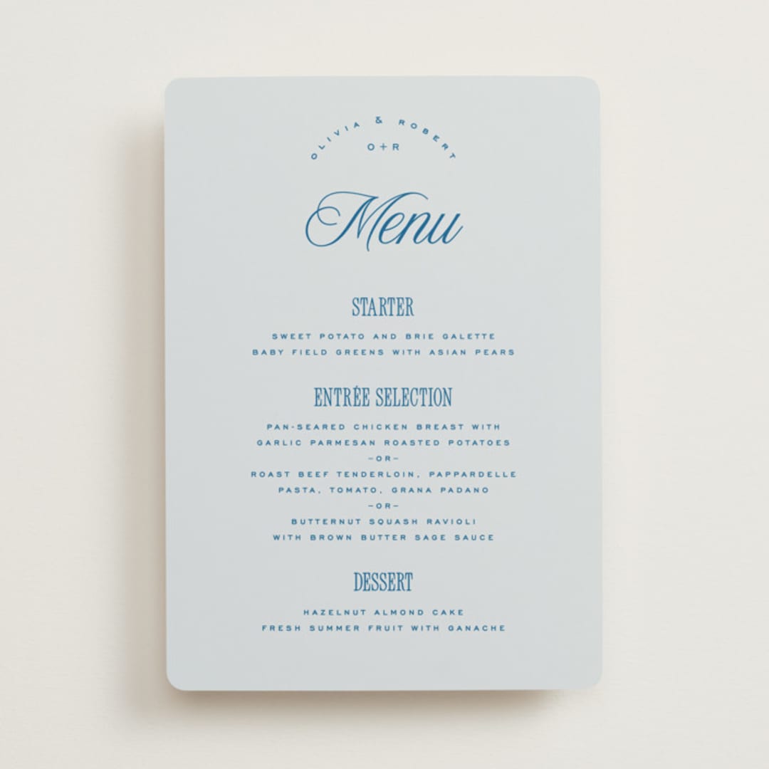"Riviera" - Menus in Ocean by Kelly Schmidt - Front