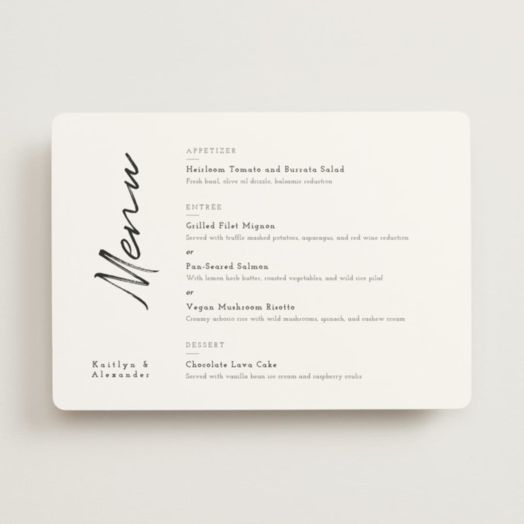 "Photograph Scribble" - Menus in Cloud by Adelyn T. - Front