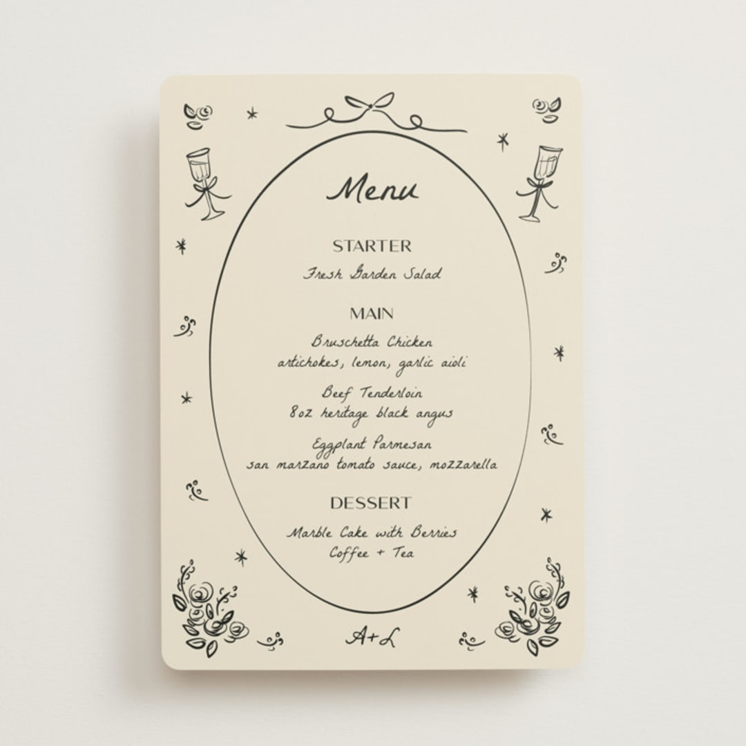 "Roses" - Menus in Vanilla by Ani Somi - Front