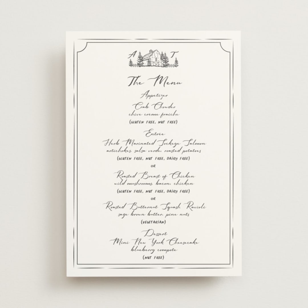 "Southern Soul" - Menus in Cloudy by Sherley Ferreira - Front