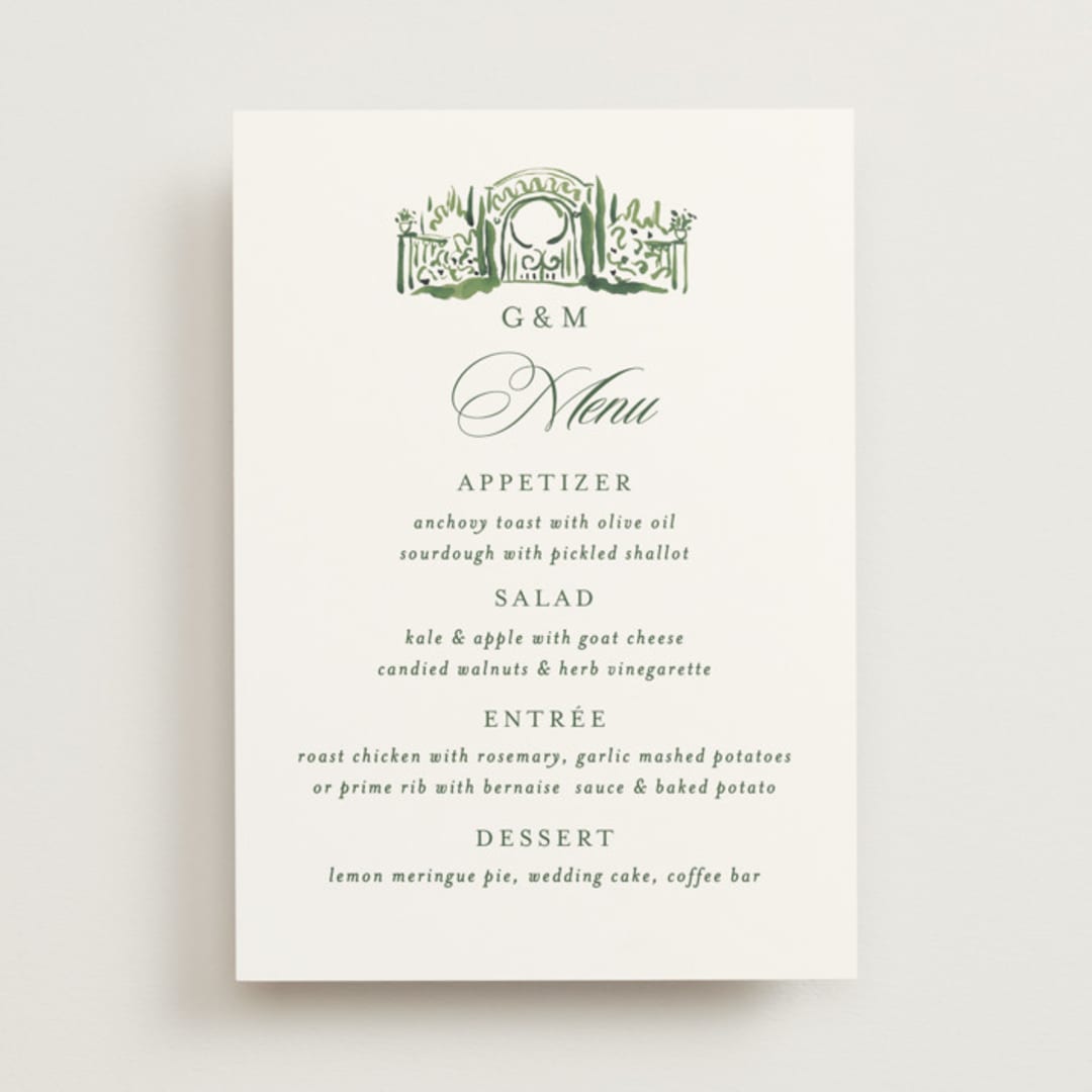 "gates and pillars" - Menus in Sap by Becky Nimoy - Front