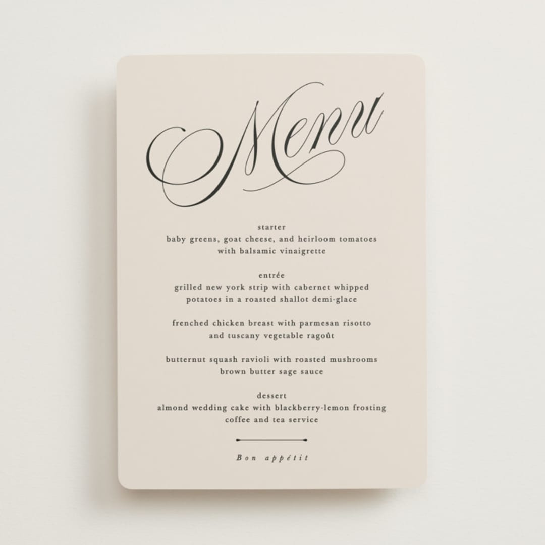 "Mirin" - Menus in Linen by Kate Ahn - Front