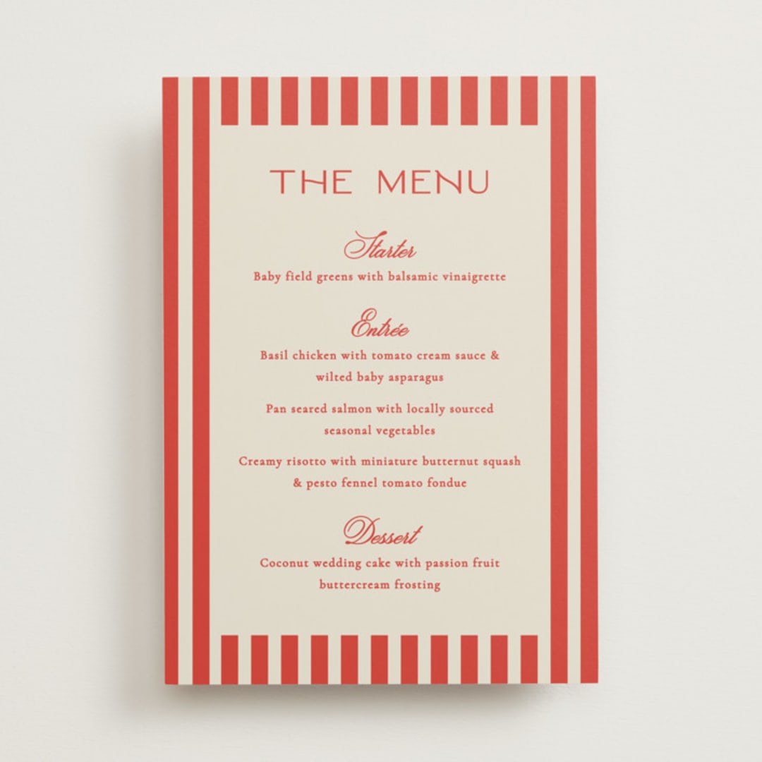 "Kitty Hawk" - Menus in Lobster by Jackie Crawford - Front