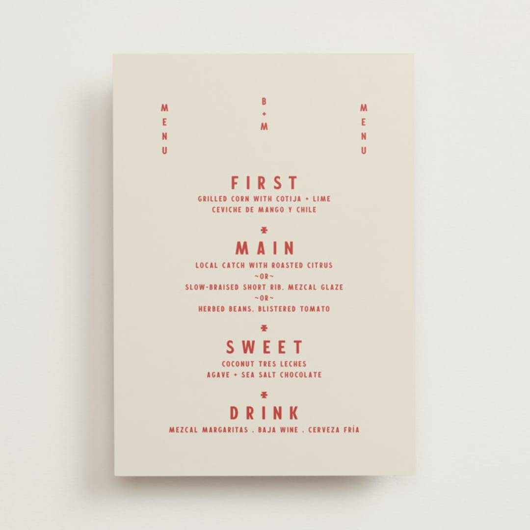 "Coyota" - Menus in Sierra by Ani Somi - Front