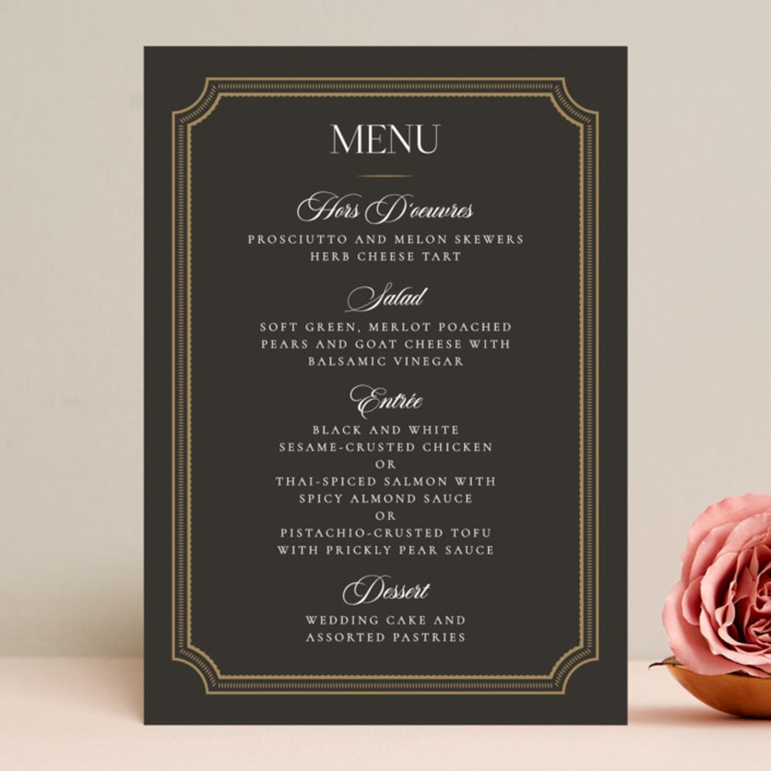 "Arabesque" - Menus in Obsidian by Robert and Stella - Front